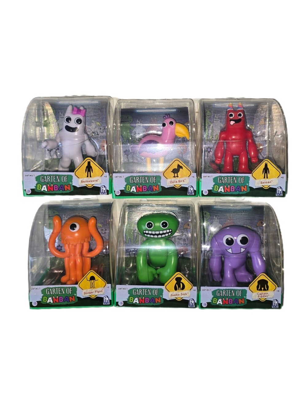 Garten Of Banban Mini Action Figure Lot Complete Series 1 Official Phatmojo Toy